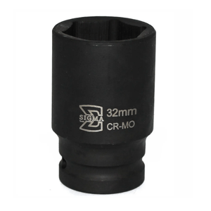 Soquete de Impacto Sextavado Longo 3/4” 32mm- 0603122032 SIGMA
