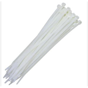 Abraçadeira Nylon Natural 6.6 Preta 2,5 x 100mm com 100 Unidades – 5986100101 WURTH