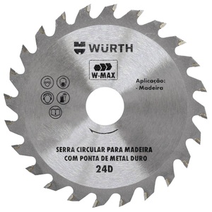 Disco de Serra com Vídea 7.1/4” - 0610024185 WURTH
