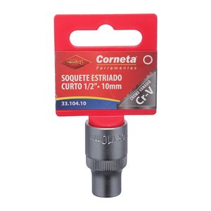 Soquete Estriado 1/2" X 10mm – 3310410 CORNETA
