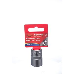 Soquete Estriado 1/2" X 19mm – 3310419 CORNETA