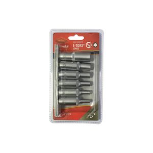 Jogo de Soquete E-Torx 3/8” Longo 6 Peças – 3323416 CORNETA