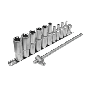 Jogo Soquete E-Torx Longo 1/2 e 3/8 - 3323422 CORNETA