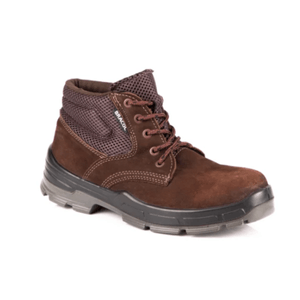 Botina Nobuck Bico em PU Bidensidade Marrom Café N°43 - 868651 BRACOL
