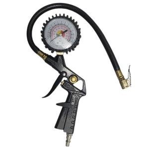 Calibrador Pneus Cabo ¼” NPT com Manômetro 200 Psi - 20449 ROTTA376