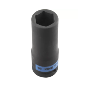 Soquete de Impacto Extra Longo 1/2" x 18 mm -443518M KING TONY