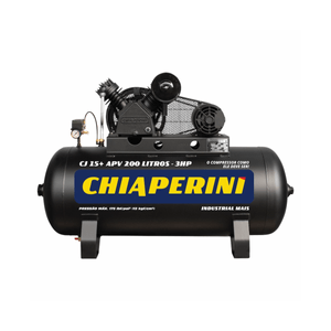 Compressor de Ar Alta Pressão 15 pcm 200l Monofásico 220V - 00678 CHIAPERINI