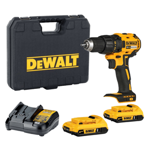 Parafusadeira/Furadeira de Impacto ½” com 2 Baterias 20V Li-Ion e Carregador Bivolt - DCD7781D2BR DEWALT