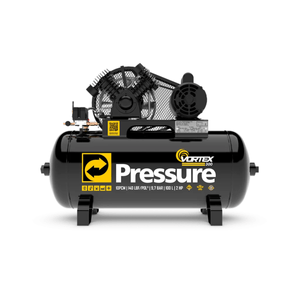 Compressor de Ar 10 Pés 100Litros 2HP 110/ 220V Monofásico Vortex-300 - PRESSURE