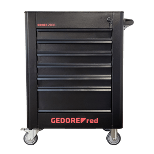 Carrinho para Ferramentas 6 Gavetas Essencial Black Edition - R20152106 GEDORE RED