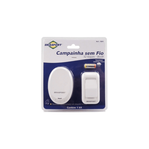 Campainha Sem Fio 52 Toques Bivolt- F7891 Brasfort