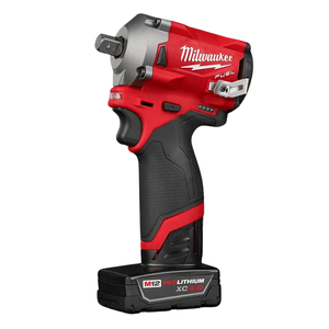 Chave de Impacto 1/2 12V Fuel c/ Bateria e Carregador - 2555P-159 MILWAUKEE