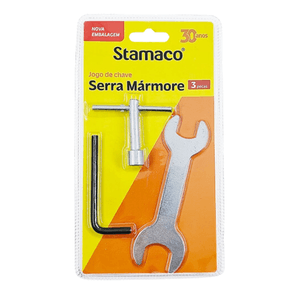 Jogo de Chave Serra Mármore 3 Pçs - 7951S STAMACO