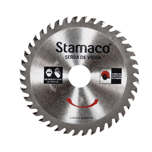 Disco de Serra Vídea 110mm 40 dentes - 2024S STAMACO