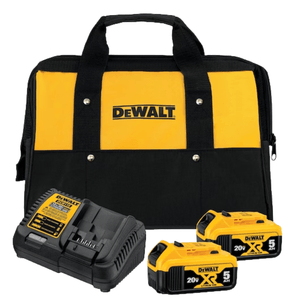 Kit 2 Baterias 5Ah 20V MAX com Carregador + Bolsa - DCB205C2K-BR DEWALT