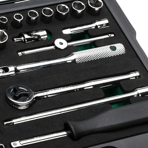 Jogo de Soquete Sextavado com 28 Pçs - 234402MPBJ SATA
