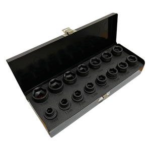 Jogo de Soquete de Impacto Sextavado ½” 10 a 24mm 15 Pçs - 4350197 NOLL